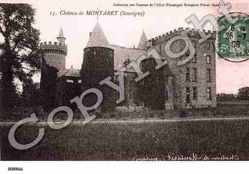 Ville de SOUVIGNY, carte postale ancienne