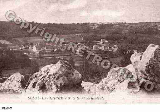 Ville de SOUZYLABRICHE, carte postale ancienne Ville de SOUZYLABRICHE, carte postale ancienne