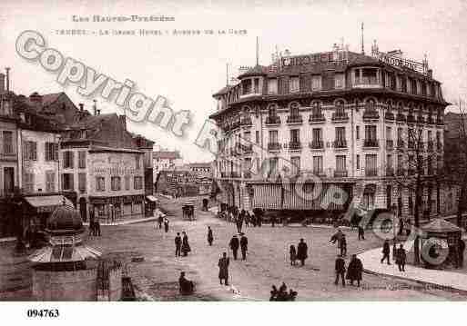 Ville de TARBES, carte postale ancienne