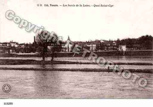 Ville de TOURS, carte postale ancienne