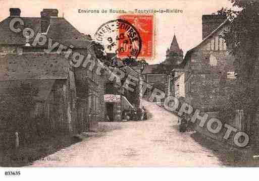 Ville de TOURVILLELARIVIERE, carte postale ancienne