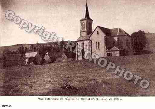 Ville de TRELANS, carte postale ancienne