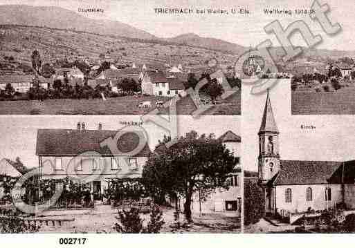 Ville de TRIEMBACHAUVAL, carte postale ancienne