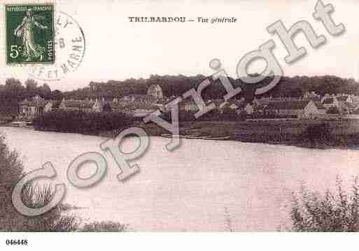 Ville de TRILBARDOU, carte postale ancienne