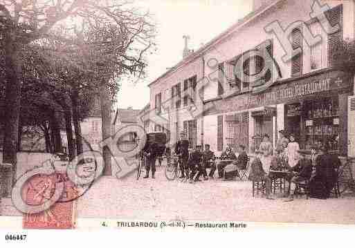 Ville de TRILBARDOU, carte postale ancienne