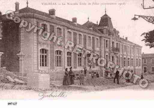 Ville de VALREAS, carte postale ancienne