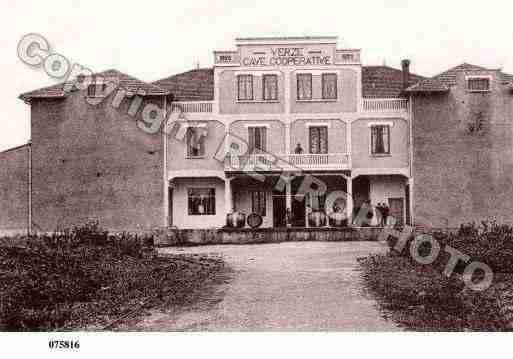 Ville de VERZE, carte postale ancienne