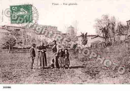 Ville de VIEUX, carte postale ancienne