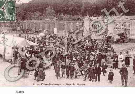 Ville de VILLERSBRETONNEUX, carte postale ancienne