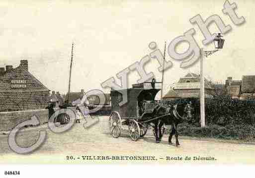 Ville de VILLERSBRETONNEUX, carte postale ancienne