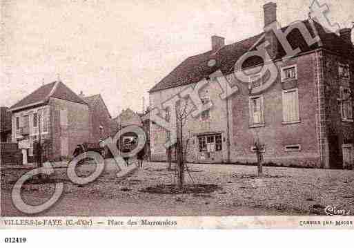 Ville de VILLERSLAFAYE, carte postale ancienne