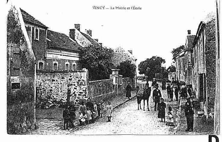 Ville de VINCYREUILETMAGNY, carte postale ancienne