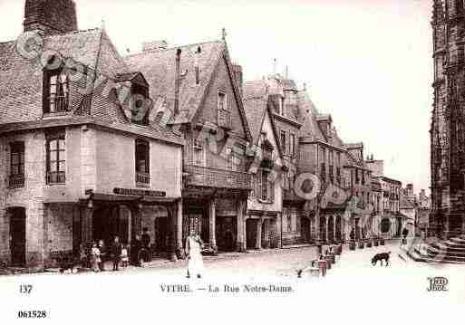 Ville de VITRE, carte postale ancienne