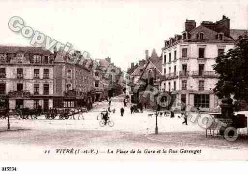 Ville de VITRE, carte postale ancienne