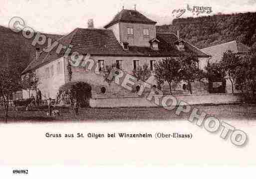 Ville de WINTZENHEIM, carte postale ancienne