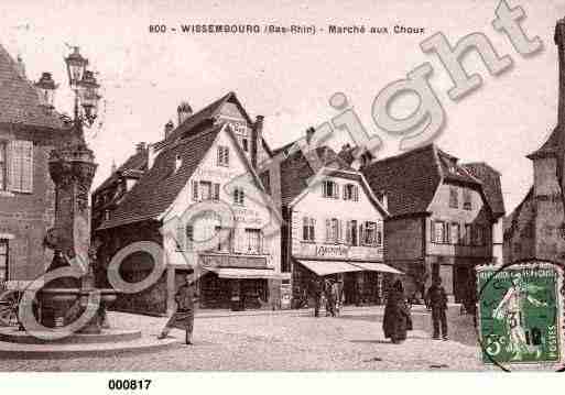 Ville de WISSEMBOURG, carte postale ancienne