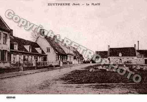 Ville de ZUYTPEENE, carte postale ancienne