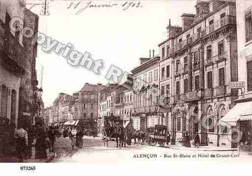 Ville de ALENCON, carte postale ancienne