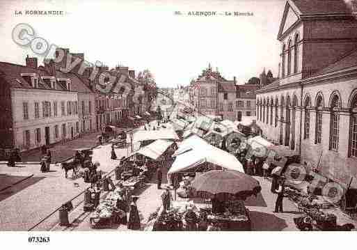 Ville de ALENCON, carte postale ancienne