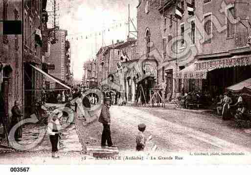 Ville de ANDANCE, carte postale ancienne