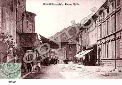 Ville de ANDANCE, carte postale ancienne