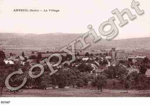 Ville de ANTEUIL, carte postale ancienne