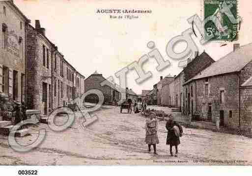 Ville de AOUSTE, carte postale ancienne