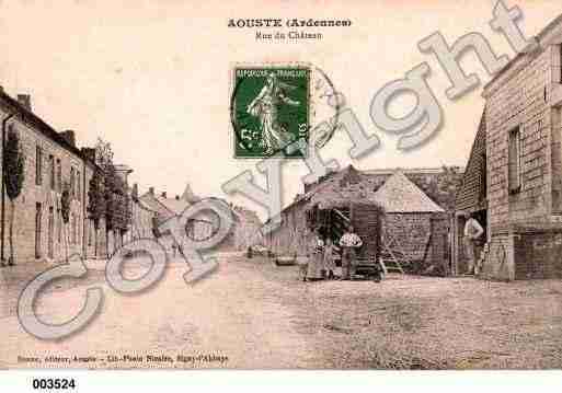 Ville de AOUSTE, carte postale ancienne