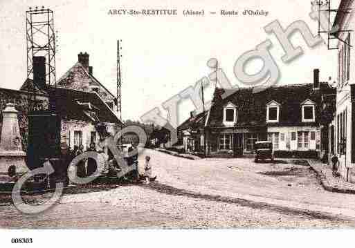 Ville de ARCYSAINTERESTITUE, carte postale ancienne