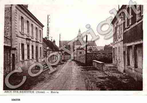 Ville de ARCYSAINTERESTITUE, carte postale ancienne