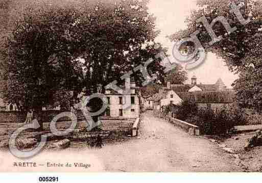 Ville de ARETTE, carte postale ancienne