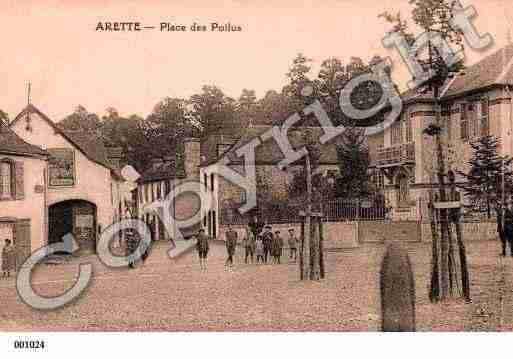 Ville de ARETTE, carte postale ancienne