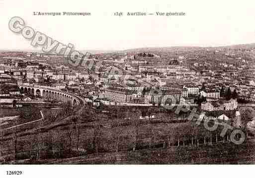 Ville de AURILLAC, carte postale ancienne