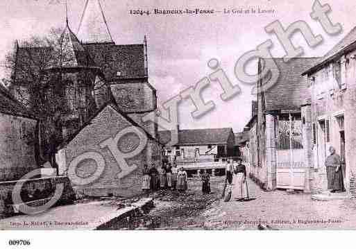 Ville de BAGNEUXLAFOSSE, carte postale ancienne