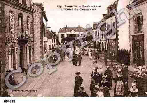 Ville de BANNALEC, carte postale ancienne