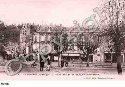 Ville de BEAUMONTLEROGER, carte postale ancienne