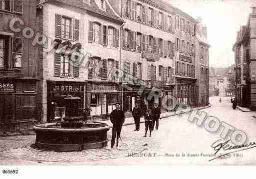 Ville de BELFORT, carte postale ancienne