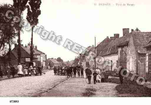 Ville de BERSEE, carte postale ancienne