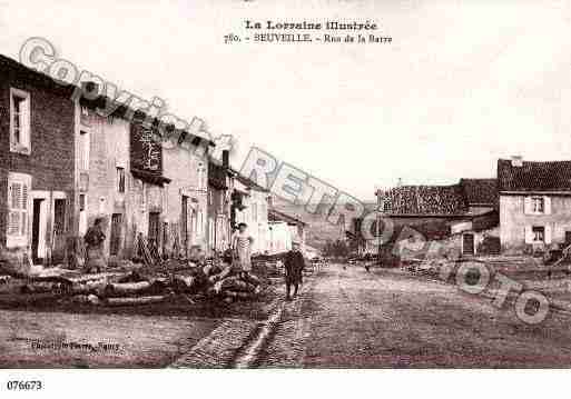 Ville de BEUVEILLE, carte postale ancienne