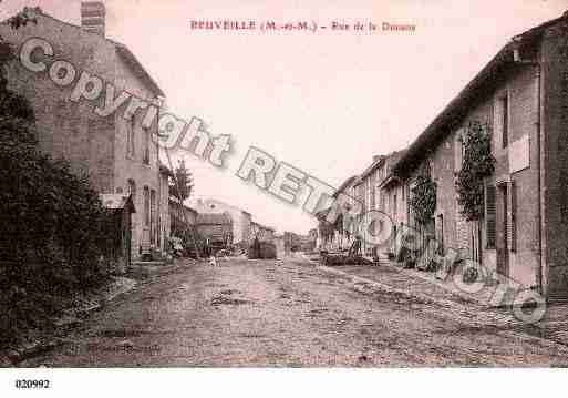 Ville de BEUVEILLE, carte postale ancienne