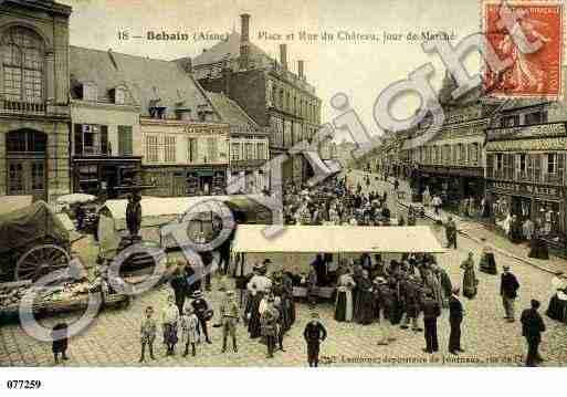 Ville de BOHAINENVERMANDOIS, carte postale ancienne Ville de BOHAINENVERMANDOIS, carte postale ancienne