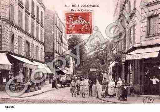 Ville de BOISCOLOMBES, carte postale ancienne