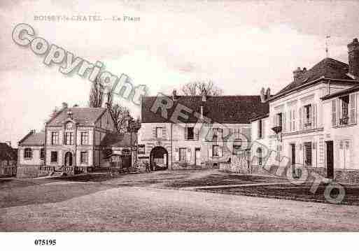 Ville de BOISSYLECHATEL, carte postale ancienne