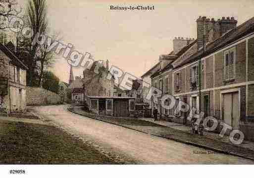 Ville de BOISSYLECHATEL, carte postale ancienne