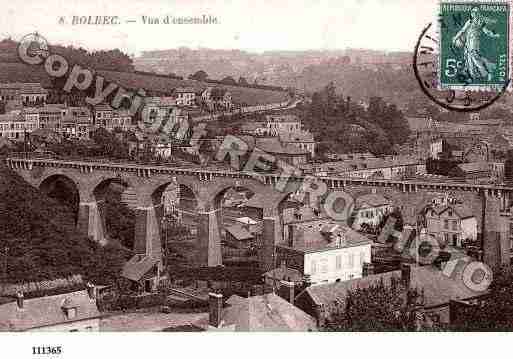 Ville de BOLBEC, carte postale ancienne