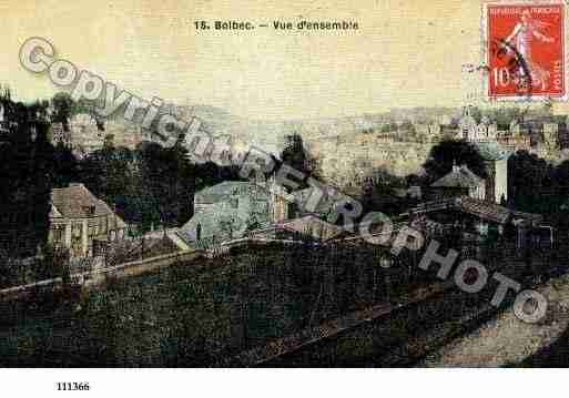 Ville de BOLBEC, carte postale ancienne