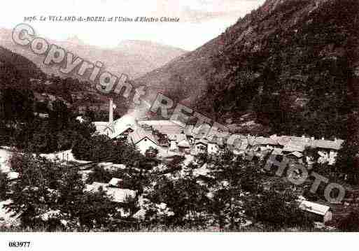Ville de BOZEL, carte postale ancienne