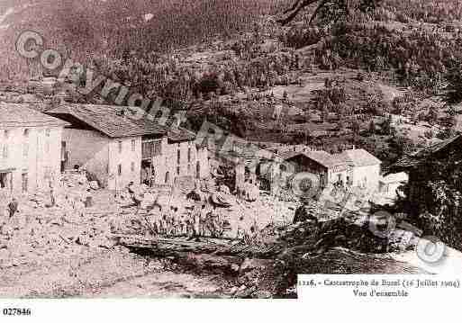 Ville de BOZEL, carte postale ancienne