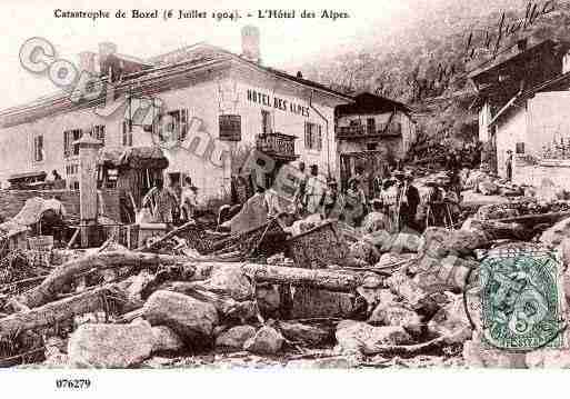 Ville de BOZEL, carte postale ancienne