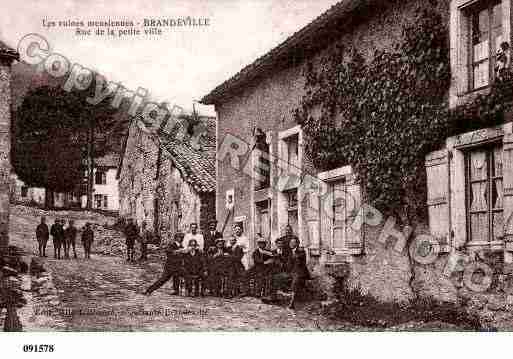 Ville de BRANDEVILLE, carte postale ancienne